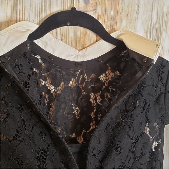 Ralph Lauren Lace Peter Pan Wednesday Adams or Riverdale Dress holiday - Picture 8 of 9